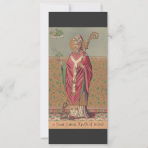 Carte Saint Patrick d'Irlande Art celtique sacré