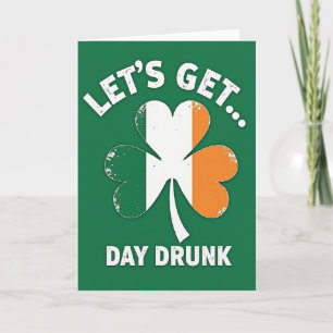 Carte Saint-Patrick Faisons la Fête