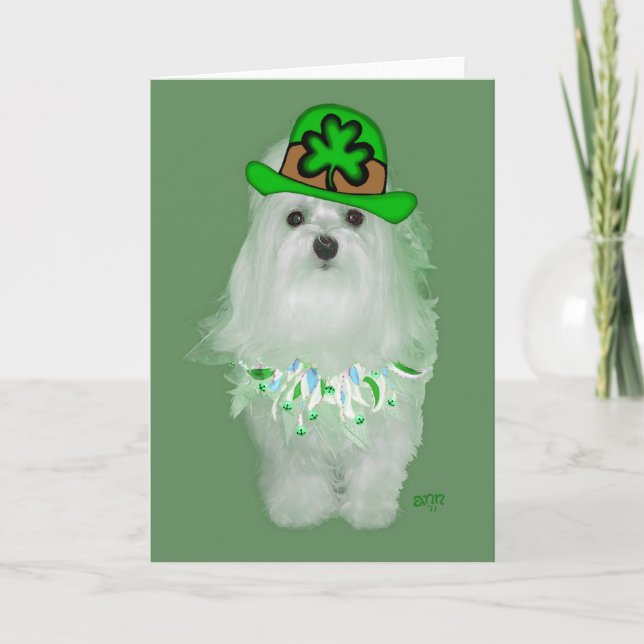 Carte Saint-Patrick maltais (Devant)