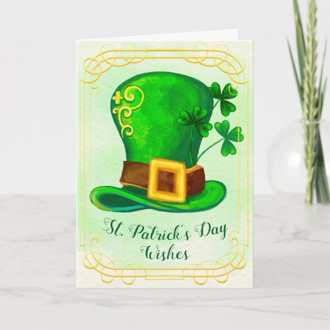 Carte Saint Patrick's Day (Devant)