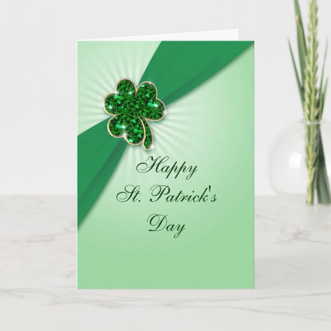 Carte Saint Patrick's Day (Devant)
