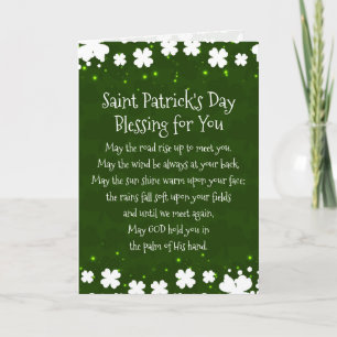 Carte Saint Patrick's Day Blessing for You