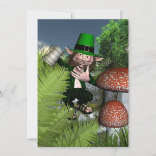 Carte Saint Patrick's Day Leprechaun