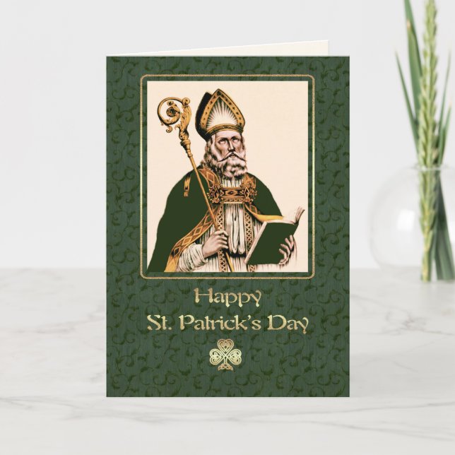 Carte Saint Patrick's Day Religieux (Devant)