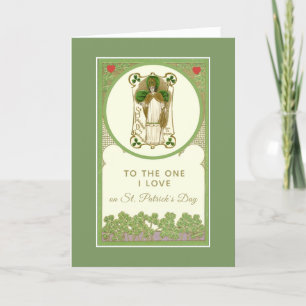 Carte Saint Patrick's Day to One I Love Religious