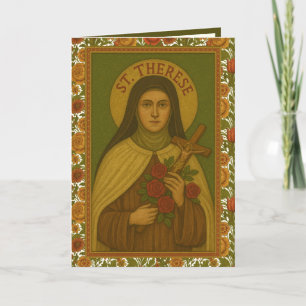 Carte Saint Thérèse Ami C'Est L'Amour Seul Qui Compte