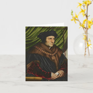 Carte Saint Thomas More personnalisé/vierge 