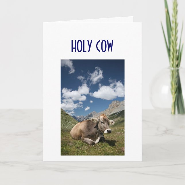 CARTE SAINT VACHE TE AIME-JE ! (Devant)