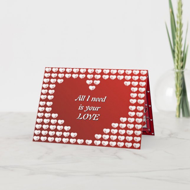 Carte Saint Valentin (Devant)