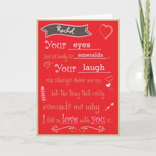 Carte Saint Valentin (Devant)
