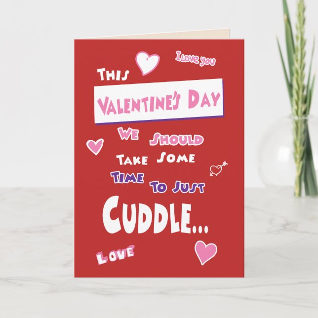 Carte Saint Valentin (Devant)