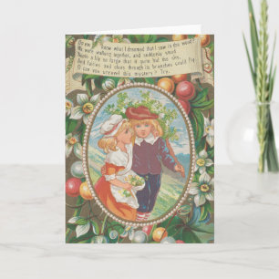 Carte Saint-Valentin Antique et Original, Ère Victorienn