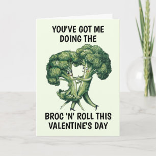 Carte Saint-Valentin aux légumes