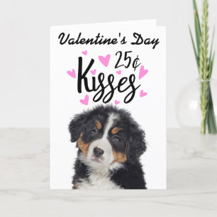 Carte Saint Valentin baisers ...du chien