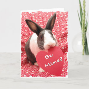 Carte Saint Valentin "Be Mine"