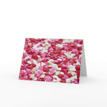 Carte Saint-Valentin Candy Hearts