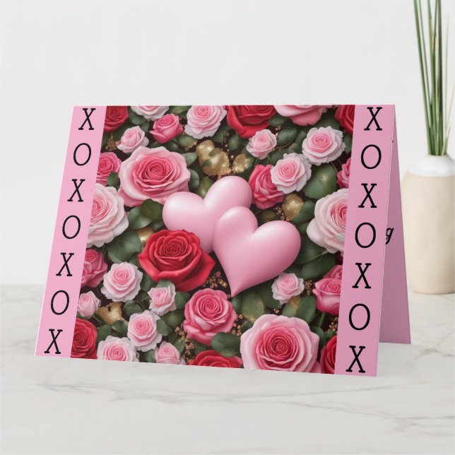 Carte Saint-Valentin Chéri (Devant)