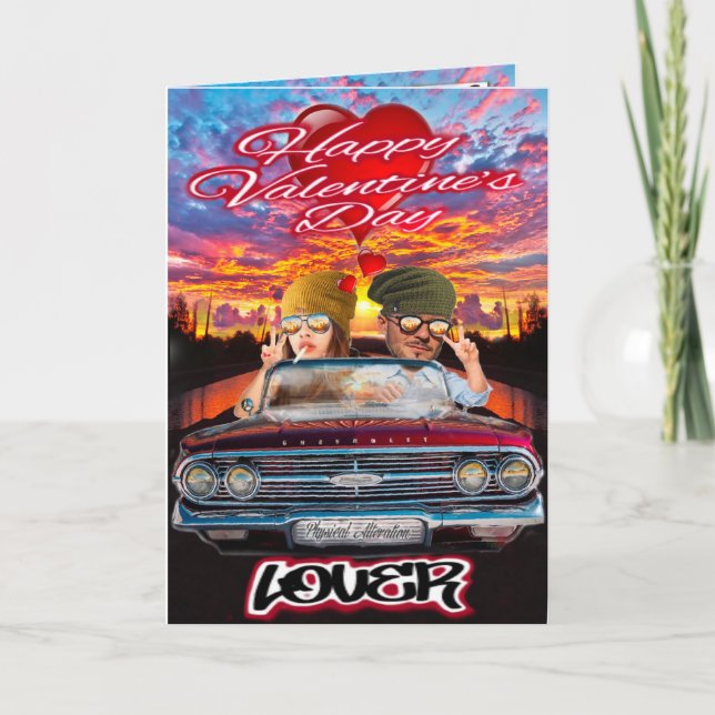 Carte Saint Valentin Chevrolet (Devant)