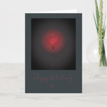 Saint-Valentin Cœur Rouge Élégant