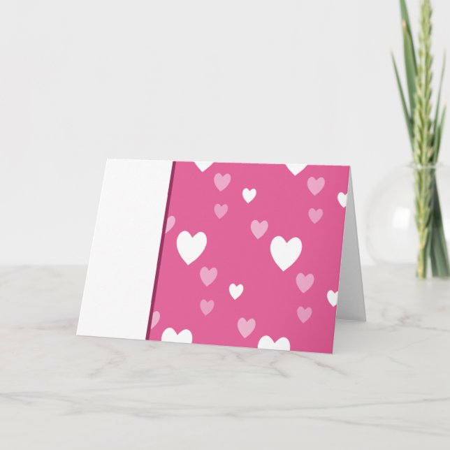 Carte Saint-Valentin Coeurs 1 (Devant)