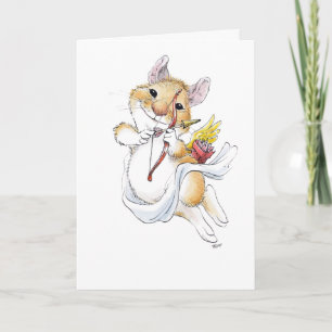 Carte Saint Valentin Cupid Mouse