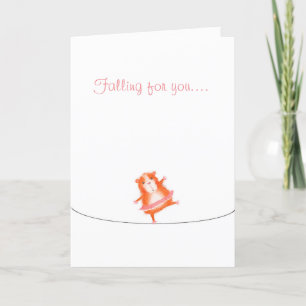 Carte Saint Valentin de cochon de Guinée