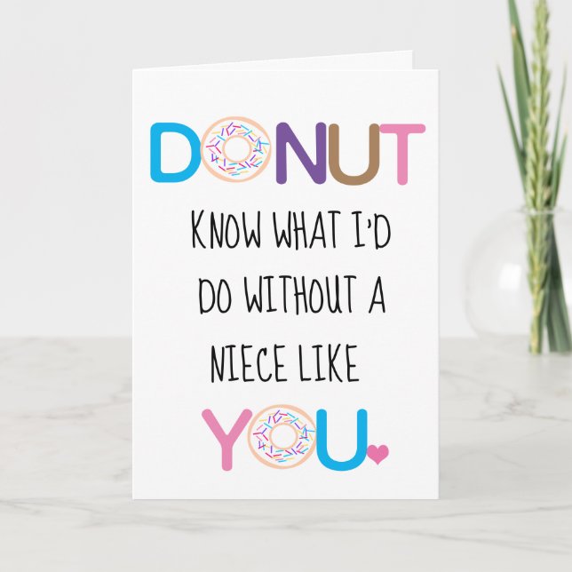Carte Saint Valentin de la nièce de Donut (Devant)