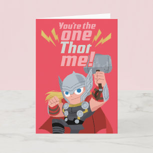 Carte Saint Valentin des Avengers Vous êtes celui qui