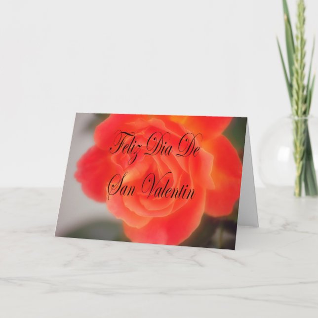 Carte Saint Valentin espagnole (Devant)