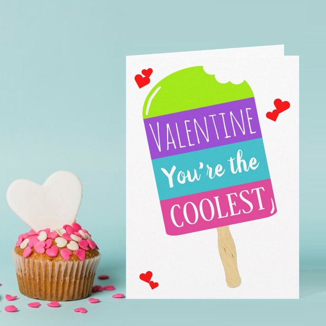 Carte Saint-Valentin fantaisie de Popsicle drôle (Créateur téléchargé)
