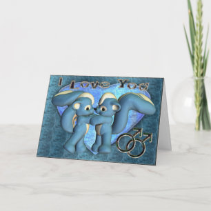 Carte Saint Valentin, gay, Heureuse Sainte-Valenti