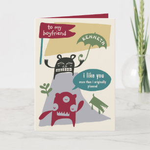 Carte Saint Valentin Humour Je t'aime plus que mon chat