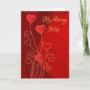 Carte Saint-Valentin-Ma femme aimante