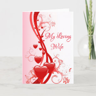 Carte Saint-Valentin-Ma femme aimante