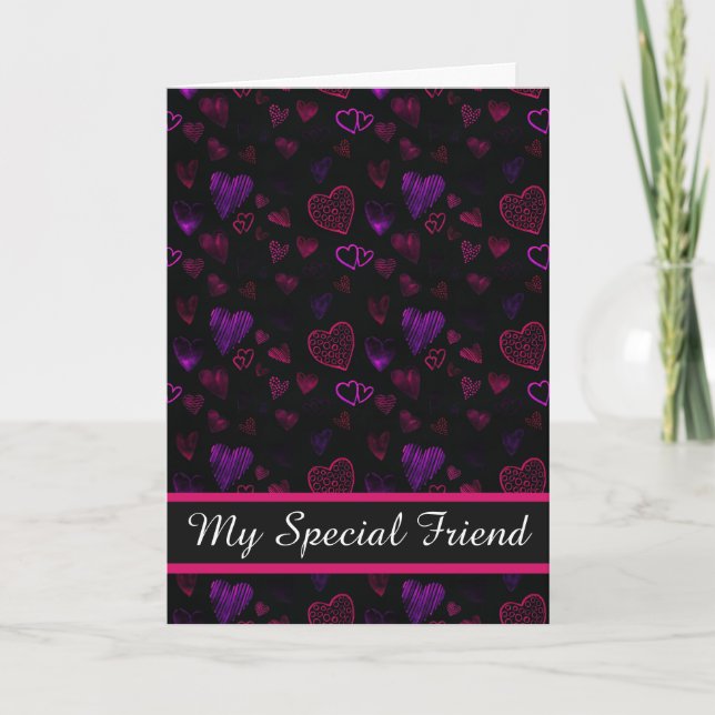 Carte Saint-Valentin-Mon ami spécial (Devant)