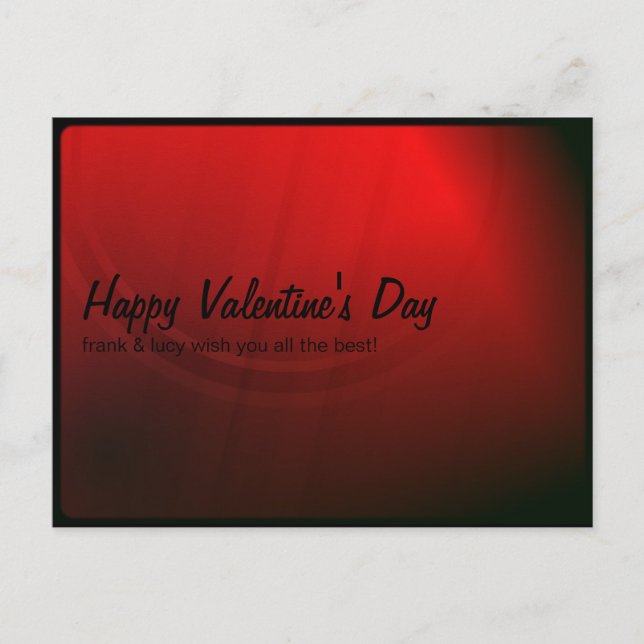 Carte Saint Valentin personnalisée (Devant)