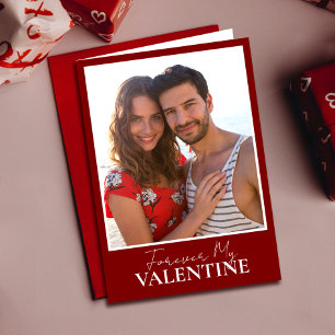 Carte Saint Valentin Photo Couple Rouge Saint Valentin