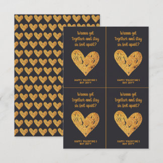 Carte Saint Valentin Plaisanterie Covid Parties scintill