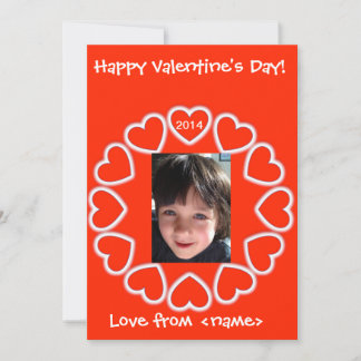 Carte Saint Valentin pour enfants anglais & espagn