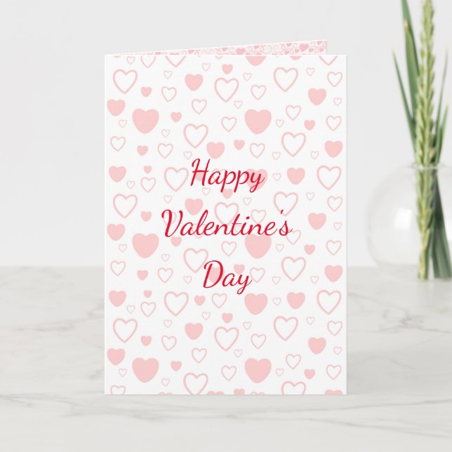 Carte Saint-Valentin pour épouse (Devant)