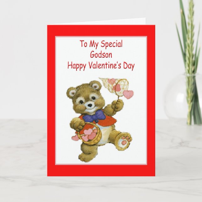 Carte Saint Valentin pour Godson (Devant)