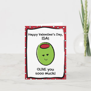 Carte Saint Valentin pour Isa