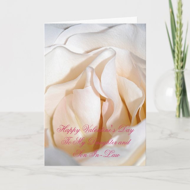 Carte Saint Valentin pour la belle-fille et le gen (Devant)