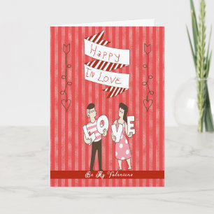 Carte Saint Valentin pour les couples du Moyen Age