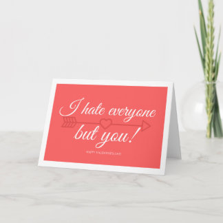 Carte Saint-Valentin pour les introvertis
