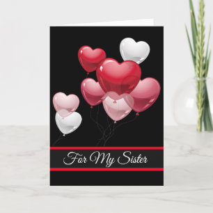 Carte Saint-Valentin-Pour ma soeur