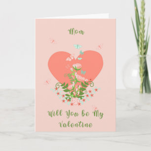 Carte Saint Valentin pour maman