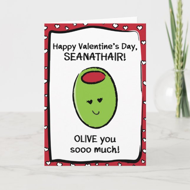 Carte Saint Valentin pour Seanathair (Devant)
