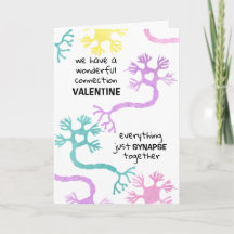 Saint-Valentin Science Neurone Biologie Prof Geek