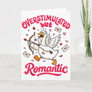 Carte Saint-Valentin Silly Goose Xoxo Surstimulé Mais Ro